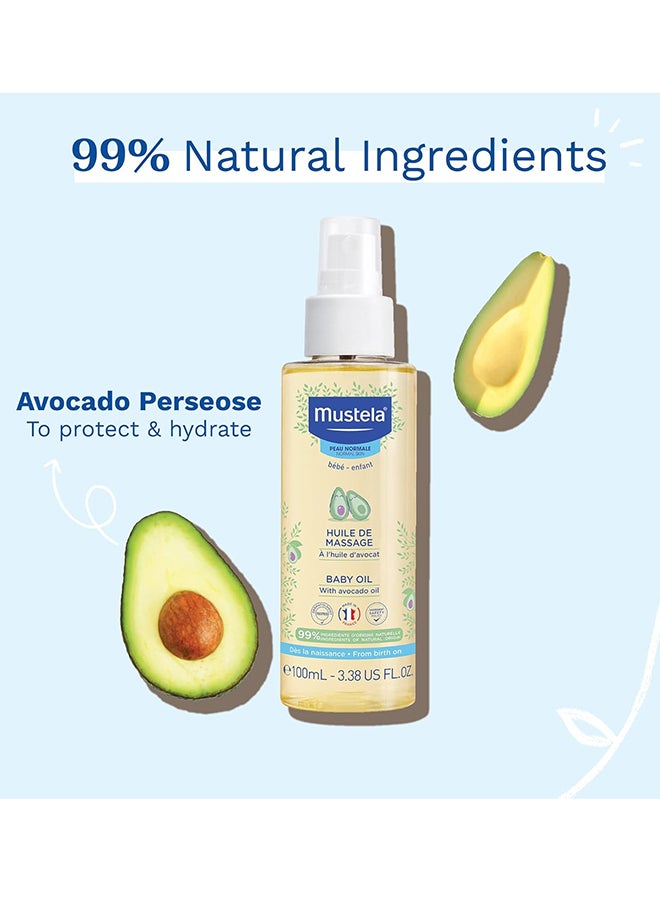 Hypoallergenic Baby Massage Oil With Avocado Oil 100 ml