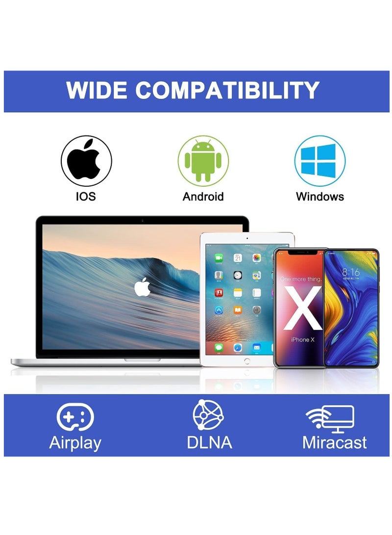 Anycast HDMI Wireless Display Adapter - WiFi 1080P Mobile Screen Mirroring Receiver Dongle to TV/Projector Receiver Support Windows Android Mac iOS