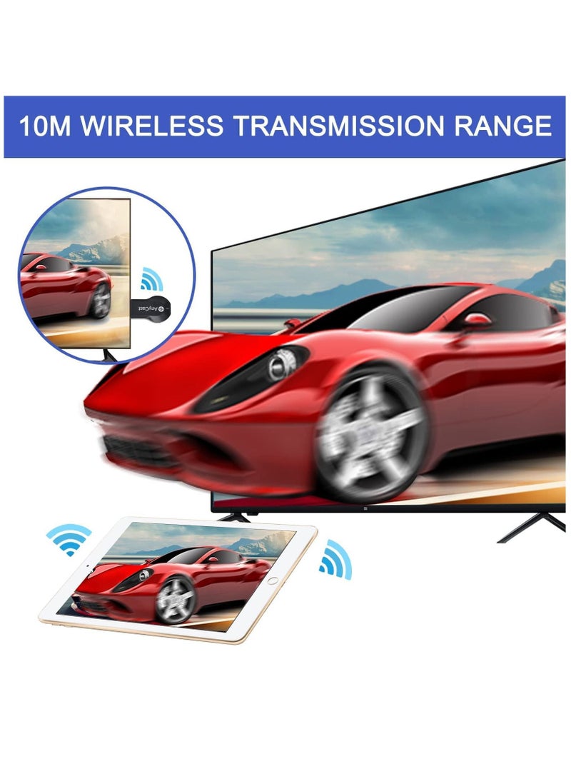 Anycast HDMI Wireless Display Adapter - WiFi 1080P Mobile Screen Mirroring Receiver Dongle to TV/Projector Receiver Support Windows Android Mac iOS