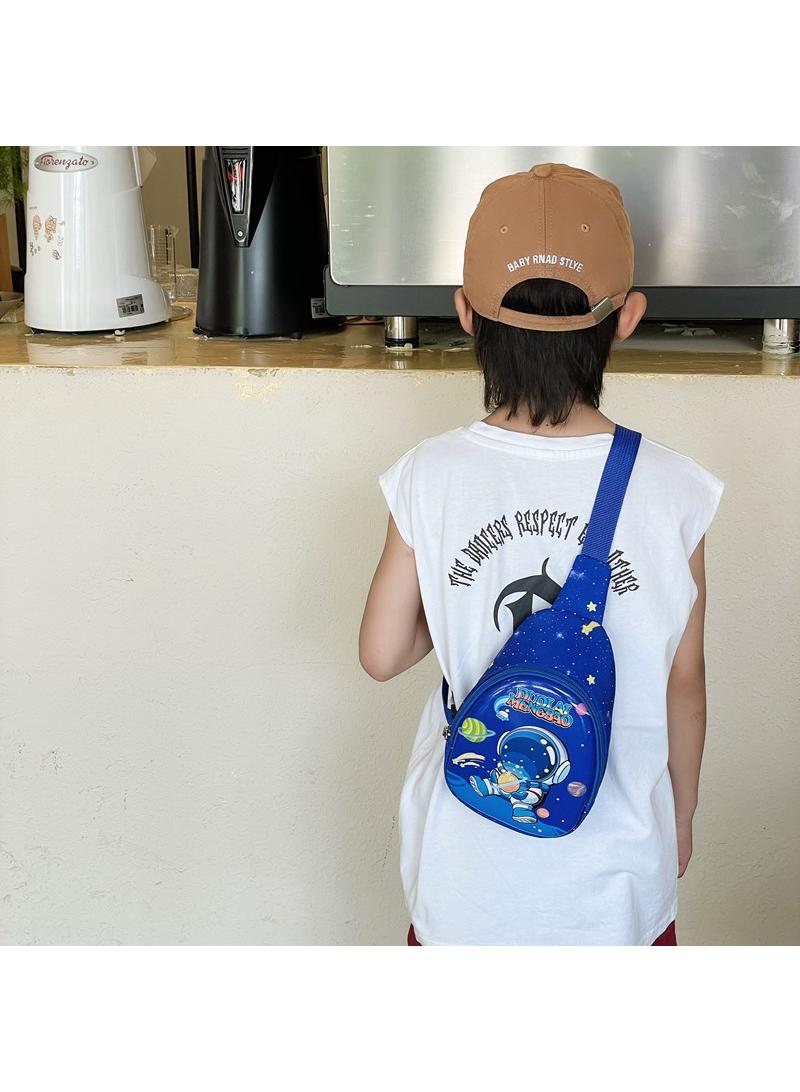 Children'S Bag Chest Bag For Kid Cartoon Casual Lightweight Little Backpack Fashionable Single Shoulder Crossbody Bag Coin Purse