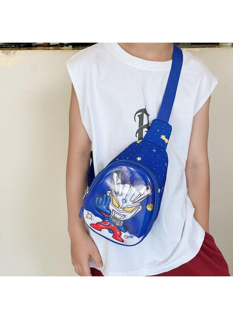 Children'S Bag Chest Bag For Kid Cartoon Casual Lightweight Little Backpack Fashionable Single Shoulder Crossbody Bag Coin Purse