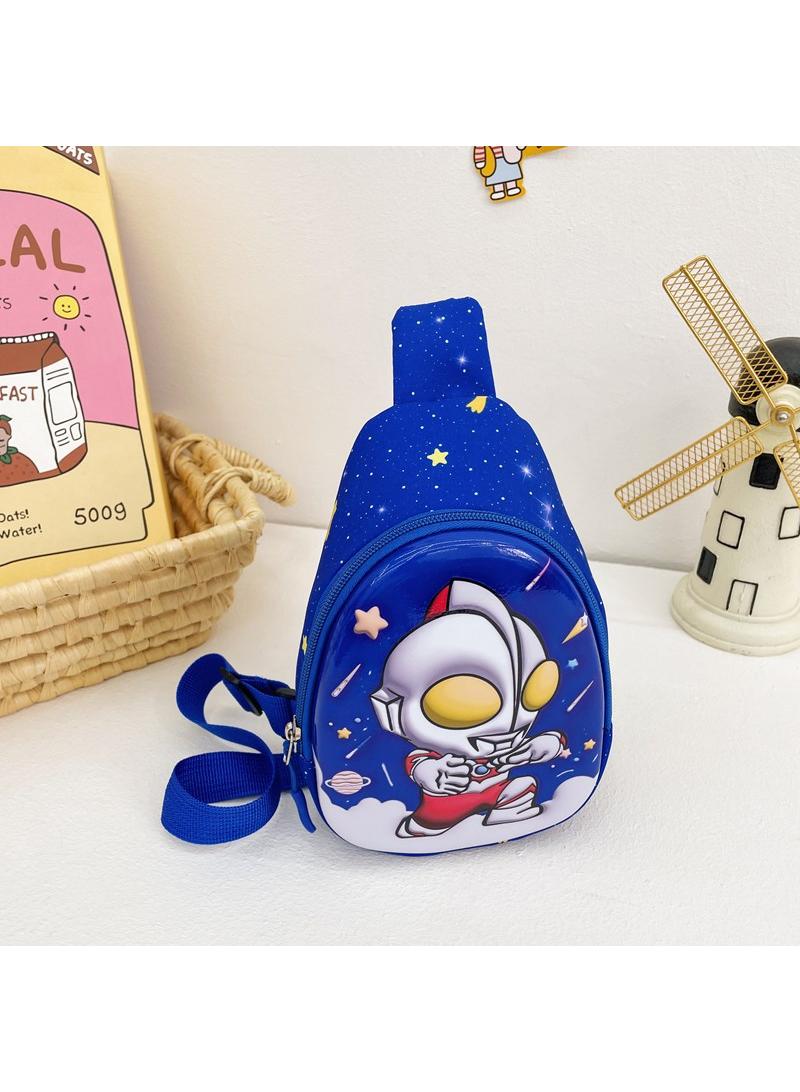 Children'S Bag Chest Bag For Kid Cartoon Casual Lightweight Little Backpack Fashionable Single Shoulder Crossbody Bag Coin Purse