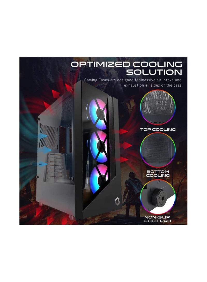 TRIDENT II G-Series Mid Tower Gaming Case