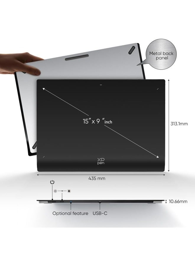 Deco Pro XLW (Gen 2) Graphic Drawing Tablet Bluetooth Supports 16K Pressure (15