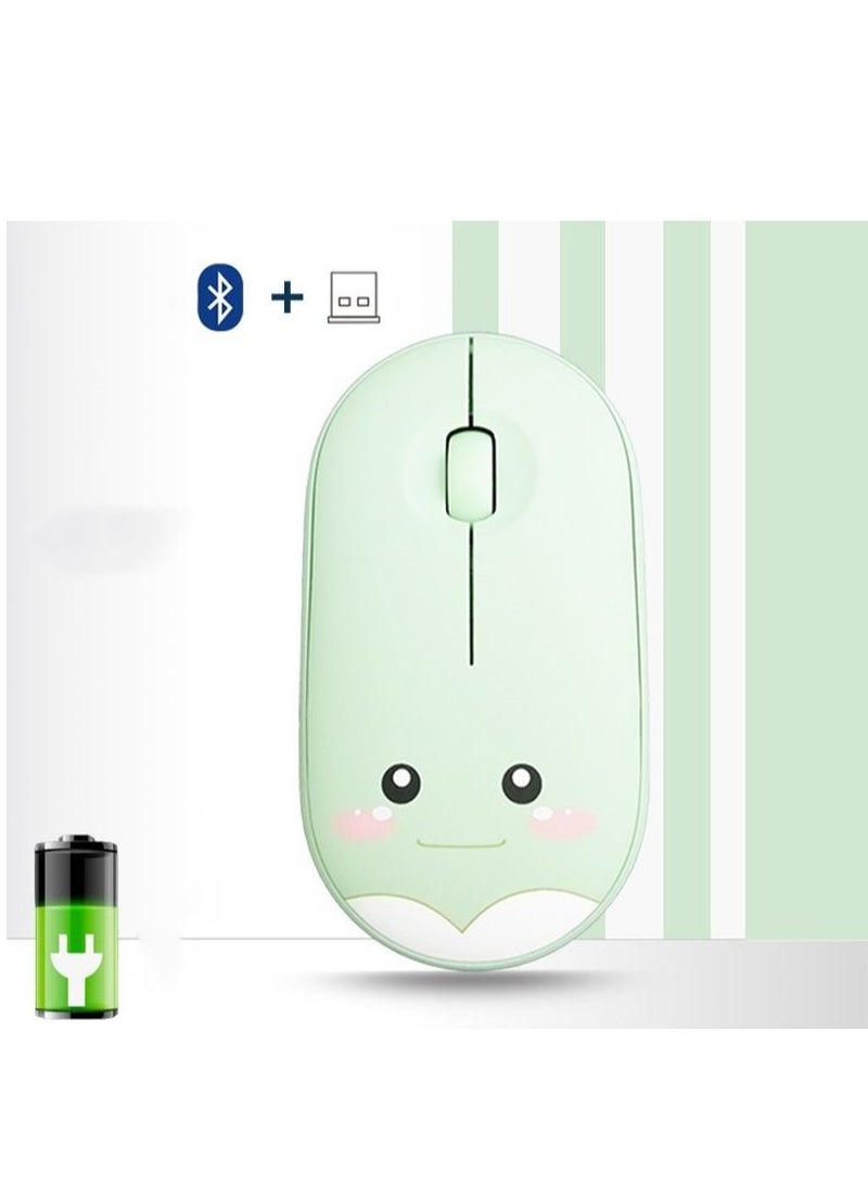 Cute Bluetooth Dual Mode Silent Wireless Mouse