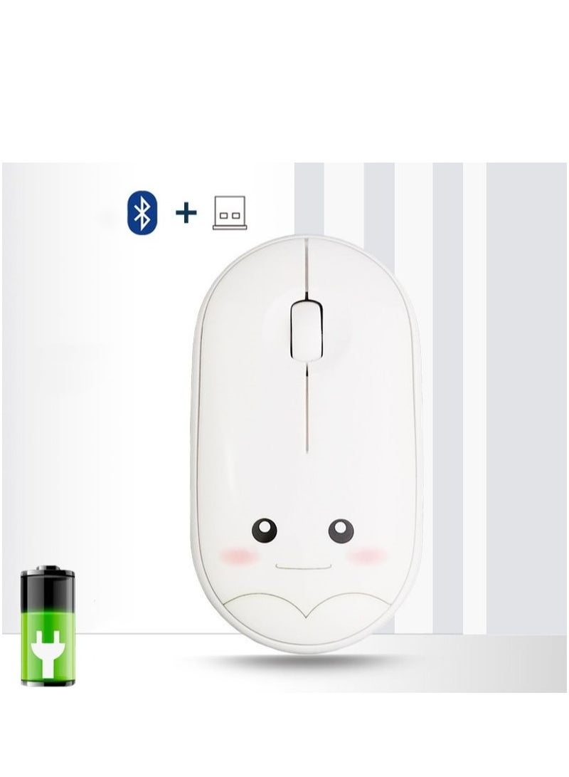 Cute Bluetooth Dual Mode Silent Wireless Mouse