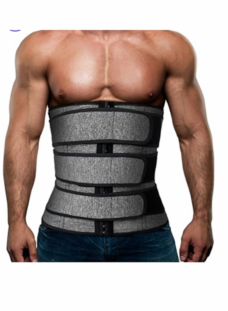 Waist Trimmer for Men and Women - Belly Fat Burner and Body Shaper Belt for Workout with Back Support and Improved Posture - XL Size