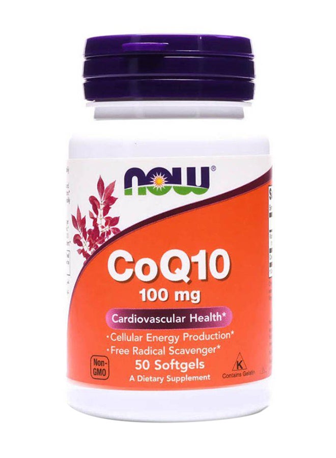 Coq10 100Mg 50'S Gels