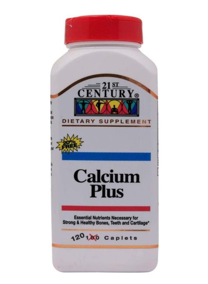 Calcium Plus Dietary Supplement Essential Nutrients Necessary For Strong Bone Teeth And Cartilage 120 Capsules