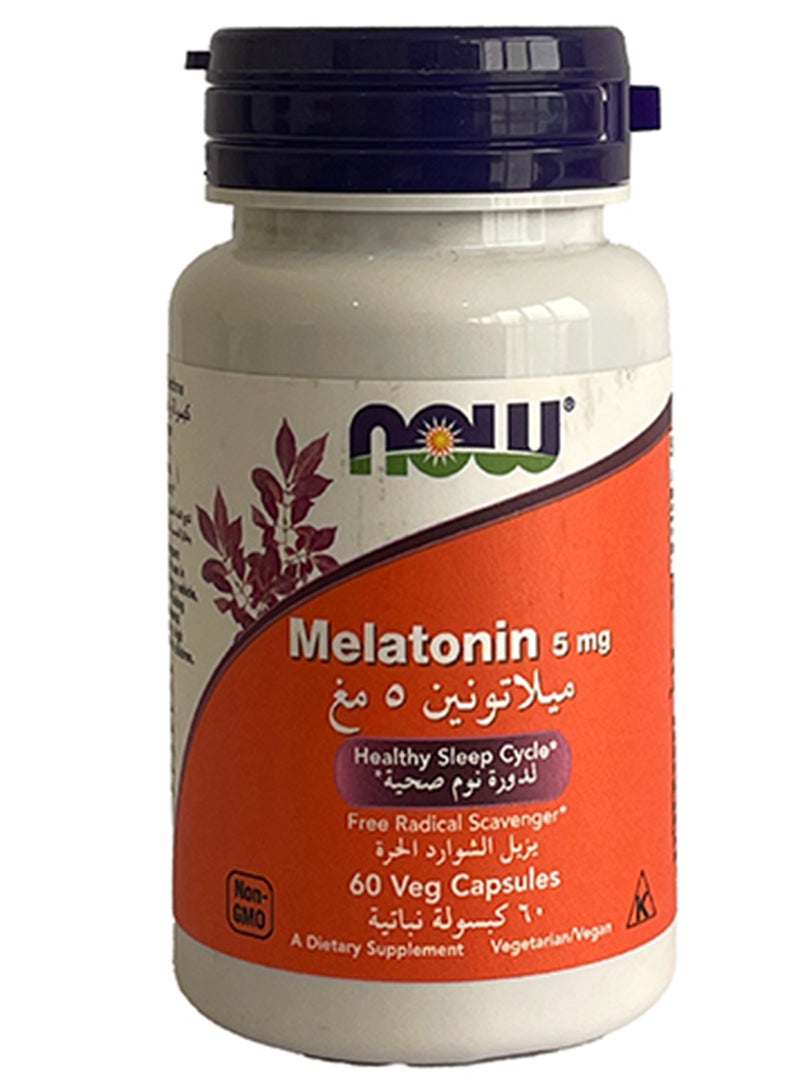 Melatonin 5 Mg Vcaps 60'S New 2016