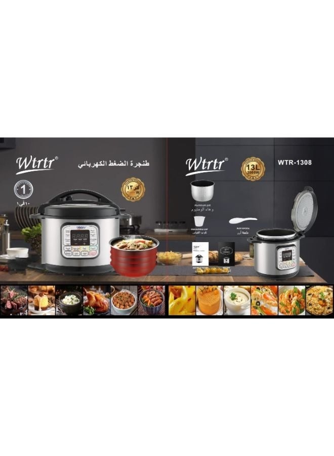 13 Liters Stainless Steel Multifunctional Electric Pressure Cooker WTR-1308