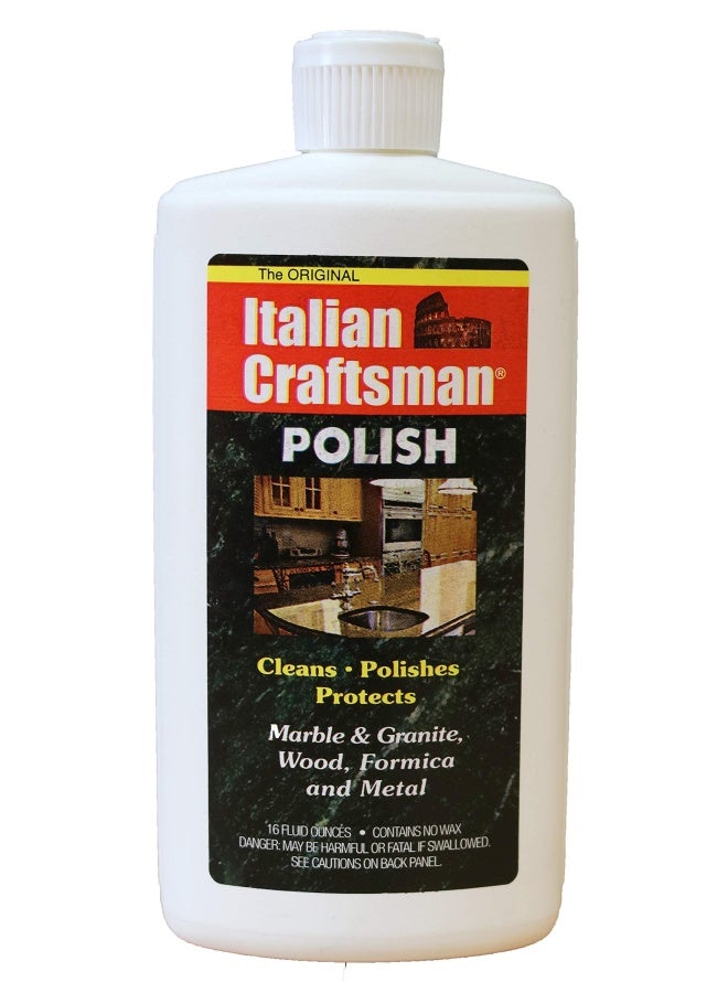 Granite And Marble Polish - Cleans And Protects - Italian Craftsman 470Ml