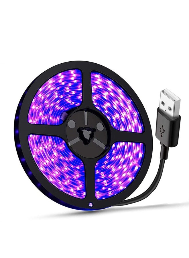 Uv Light Strip Usb Uv Black Light Strip Dc5V 390Nm 400Nm 656Ft 2M Smd 3528 120Leds Ip65 Waterproof Super Bright Led Strip Lights For Fluorescent Dance Party Body Paint Stage Lighting Usb