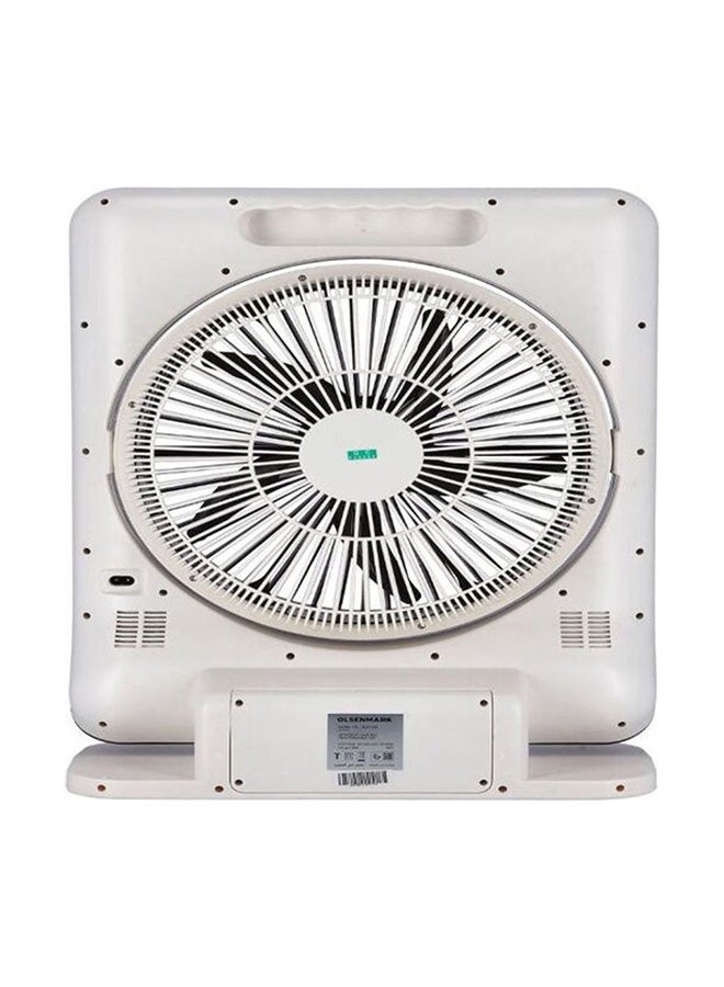 Plastic Rechargeable Fan With Remote OMF1795 Black/White