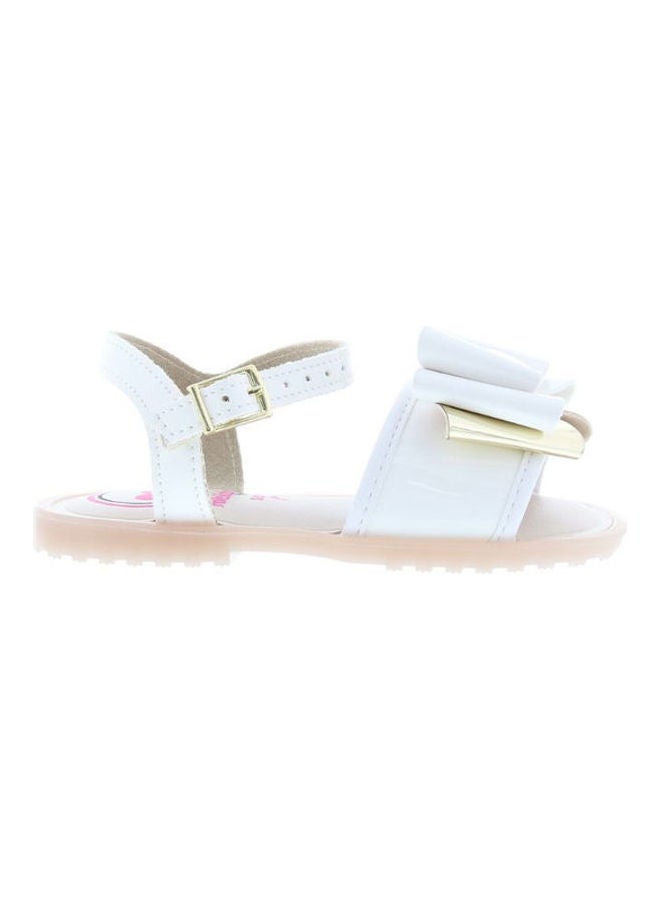 Antonella Buckle Dress Trendy Sandals White/Pink