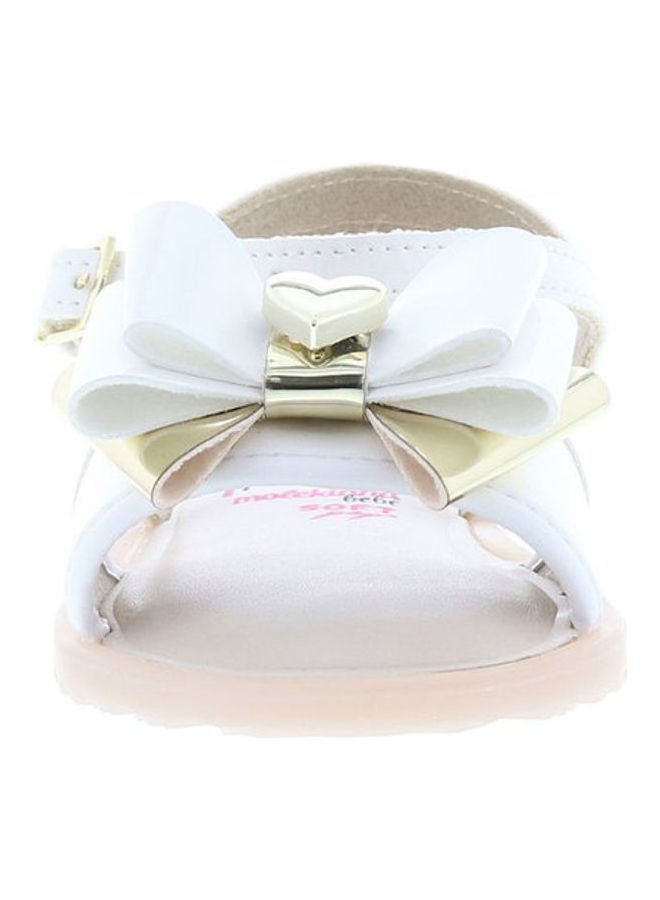 Antonella Buckle Dress Trendy Sandals White/Pink