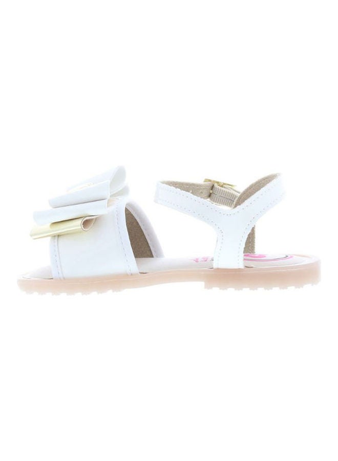 Antonella Buckle Dress Trendy Sandals White/Pink