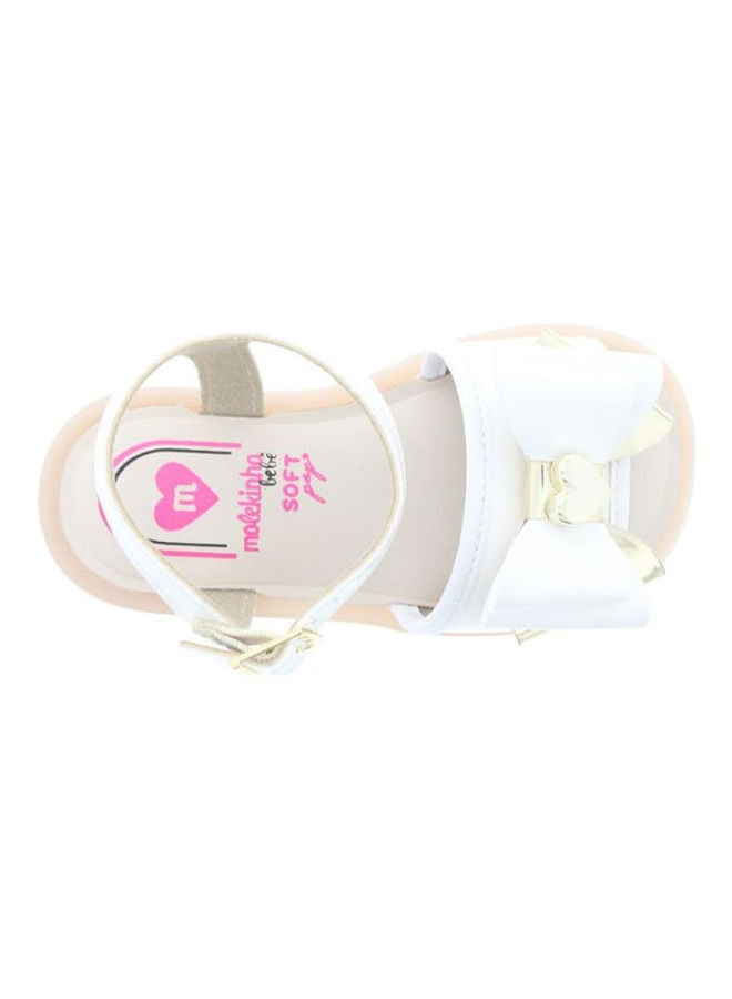 Antonella Buckle Dress Trendy Sandals White/Pink