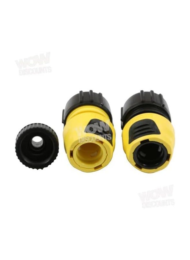 Kärcher 2.645-156.0 Hose Connection Set For Pressure Washers, Yellow Yellow & Black