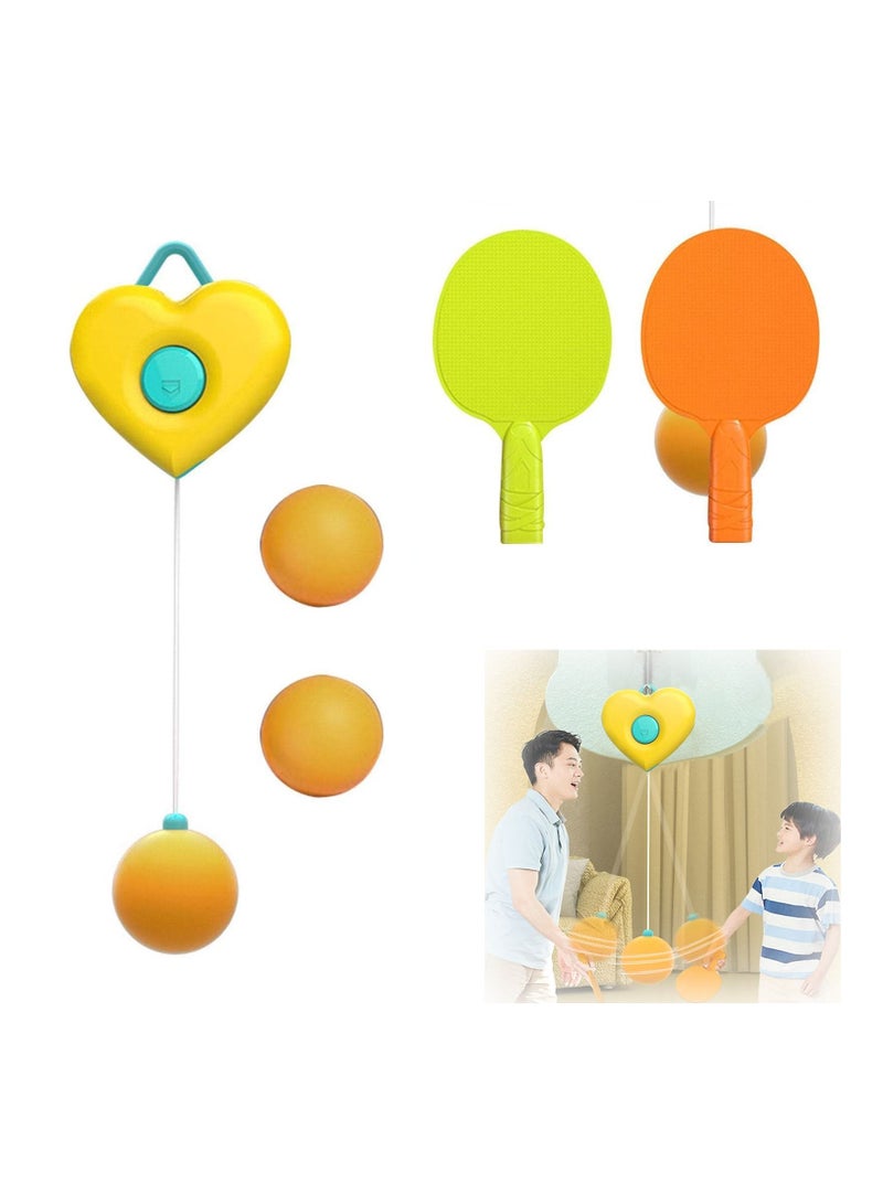 Table Tennis Self-training - Suspended Ping Pang Trainer Toy For Kids | Table Tennis Exerciser Family Activity, Adjustable Trainer Rapid Rebound Training Toy