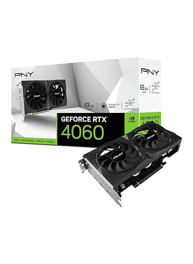 GEFORCE RTX™ 4060 8GB VERTO Dual Fan Edition Graphics Card DLSS 3 ‎Black