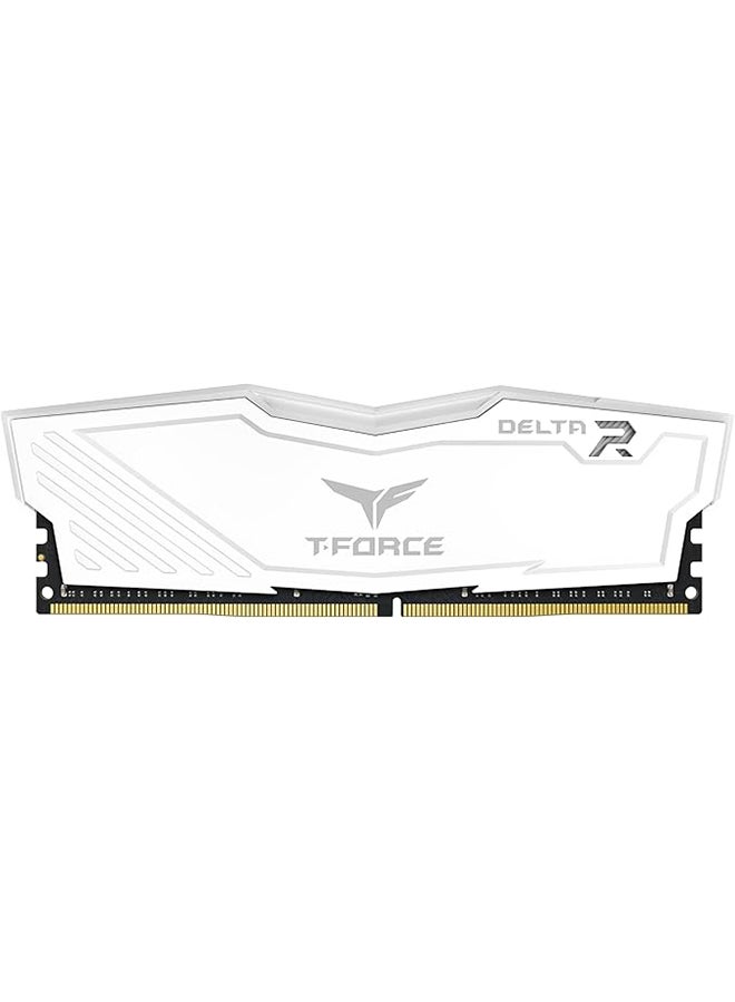 Team Group 32GB (2x16GB) DDR4 RGB RAM for Gaming PC, up to 3600MHz, Dual Channel Desktop Module | WHITE