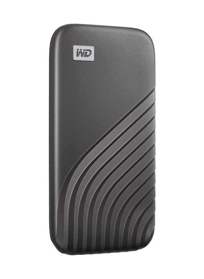1TB My Passport SSD USB 3.2 Gen 2 Type-C Portable SSD, Up to 1050 MB/s Read, 1000MB/s Write Speeds, Rugged and Compact Design, USB-A Adapter, Grey | WDBAGF0010BGY-WESN 1 TB