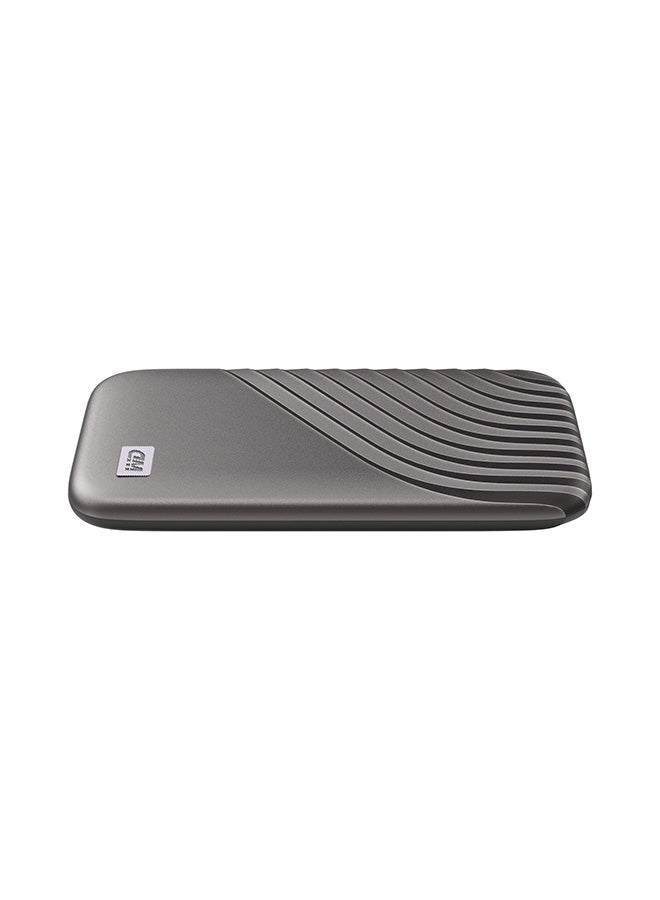 1TB My Passport SSD USB 3.2 Gen 2 Type-C Portable SSD, Up to 1050 MB/s Read, 1000MB/s Write Speeds, Rugged and Compact Design, USB-A Adapter, Grey | WDBAGF0010BGY-WESN 1 TB