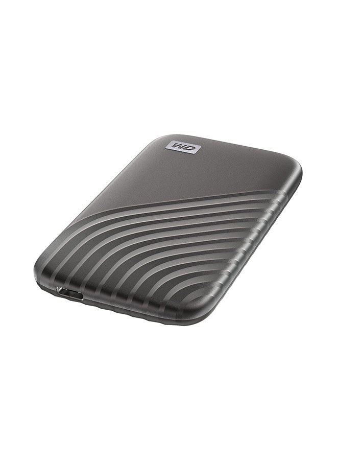 1TB My Passport SSD USB 3.2 Gen 2 Type-C Portable SSD, Up to 1050 MB/s Read, 1000MB/s Write Speeds, Rugged and Compact Design, USB-A Adapter, Grey | WDBAGF0010BGY-WESN 1 TB