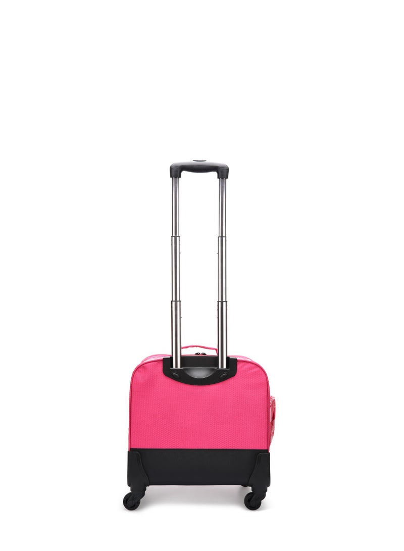 QUADRO 15.6 Wheeled Trolley Pink- School 2024