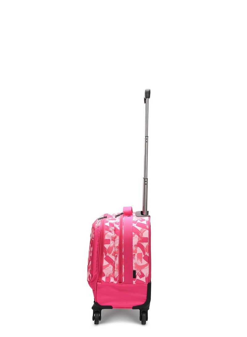 QUADRO 15.6 Wheeled Trolley Pink- School 2024