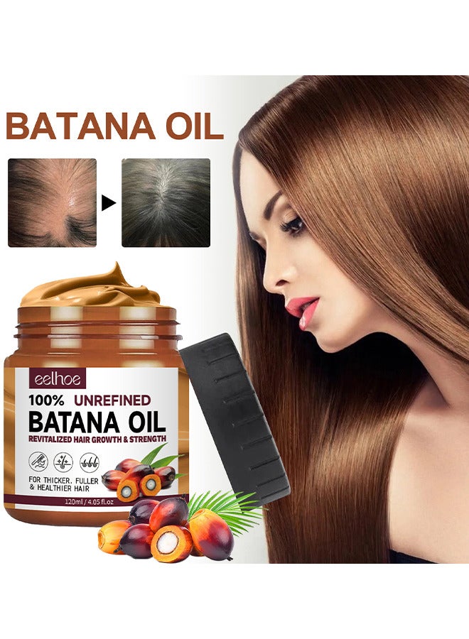 Batana Oil For Hair Growth Healthier Thicker Fuller Hair, Batana Oil, Batana Oil For Hair Growth, Batana Oil Organic, Batana Oil Organic For Healthy Hair, Batana Oil Hair Mask, 120ML