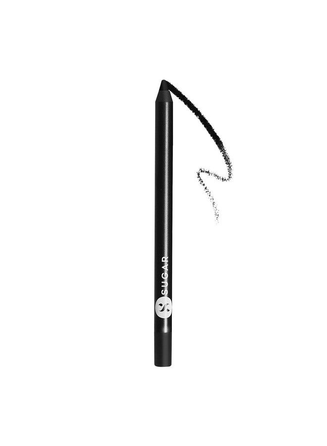 Stroke Of Genius Heavyduty Kohl 01 Back To Black (Black) Waterproof Kohl Pencil Lasts Up To 8 Hours