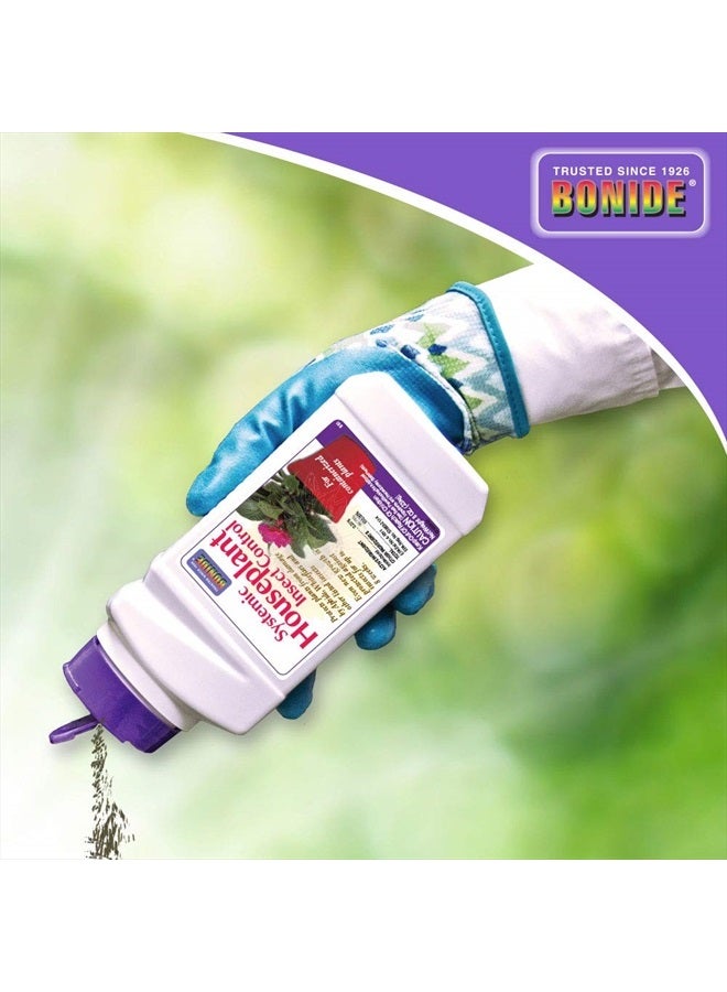 Systemic Houseplant Insect Control, 8 oz Ready-to-Use Granules for Indoors and Outdoors, Protects Plants from Insects