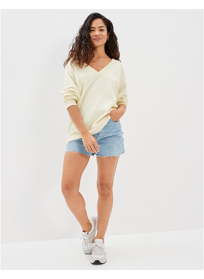 AE Oversized V-Neck Sweatshirt