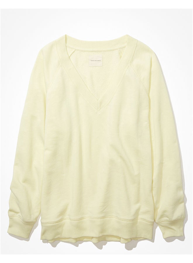 AE Oversized V-Neck Sweatshirt