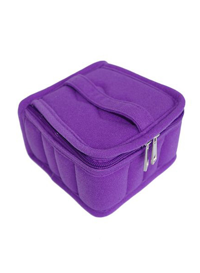 Essential Oil Carrying Case Purple