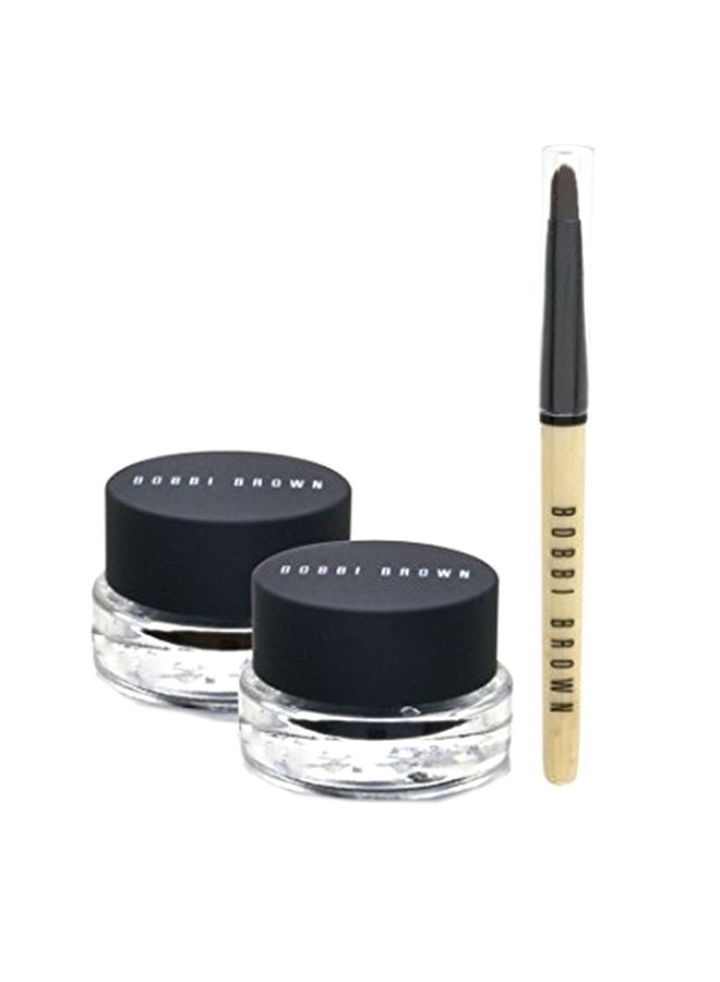 3-Piece Long-Wear Gel Eyeliner Set Black