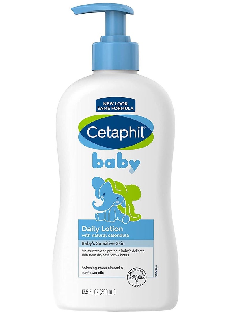 Cetaphil Baby Daily Lotion with Organic Calendula Vitamin E Paraben Free 399ml