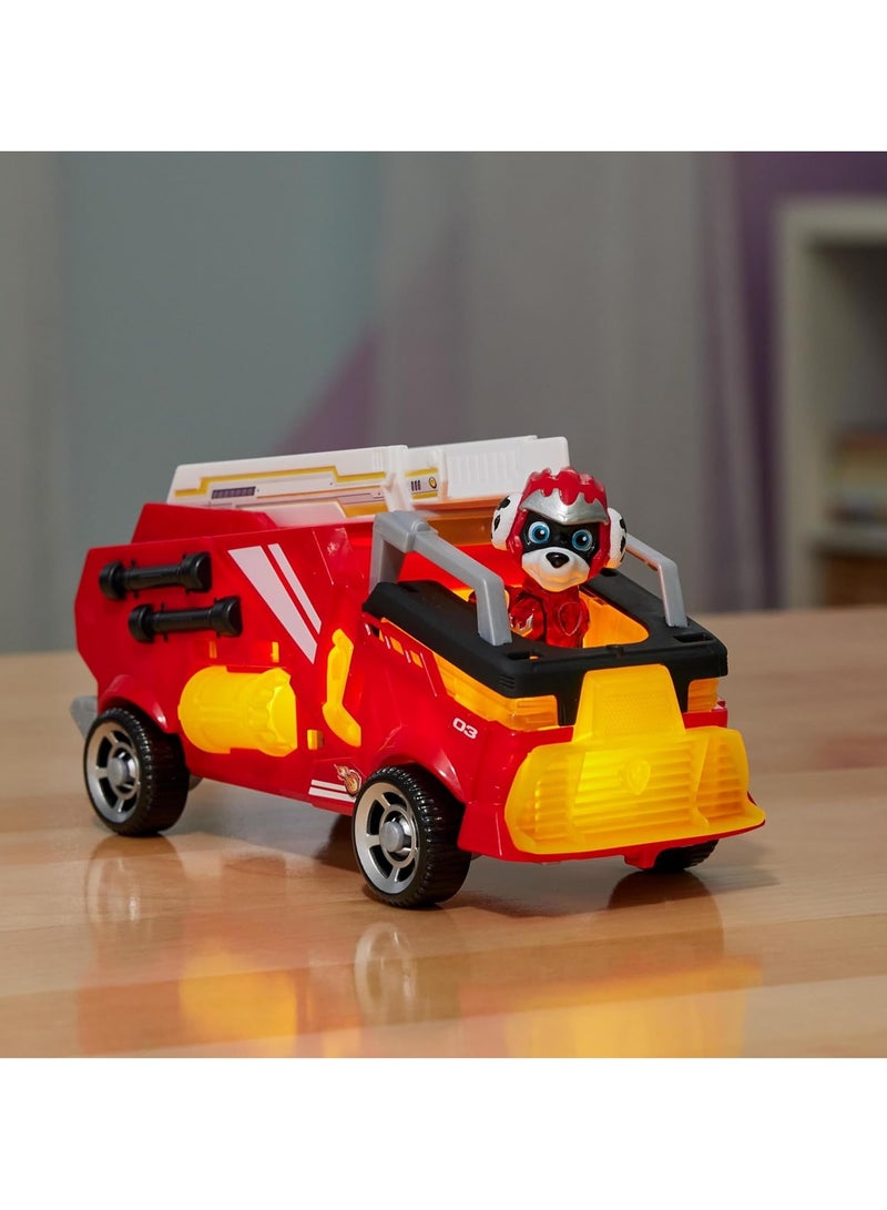 Paw Patrol: The Mighty Movie Superhero Base Vehicle Toy Car with Puppy Figure, Various Variations