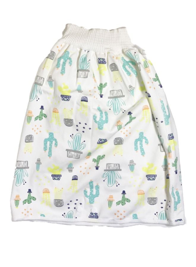 2 Pcs Toddler Training Waterproof Diaper Skirt For Baby Multicolour