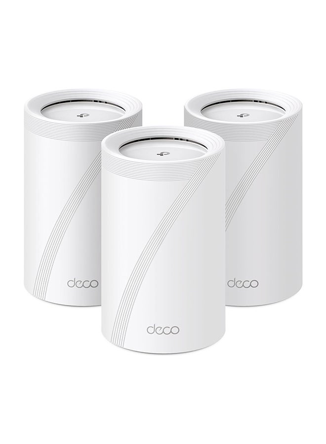 Deco BE65(3-pack) BE11000 Whole Home Mesh Wi-Fi 7 System White