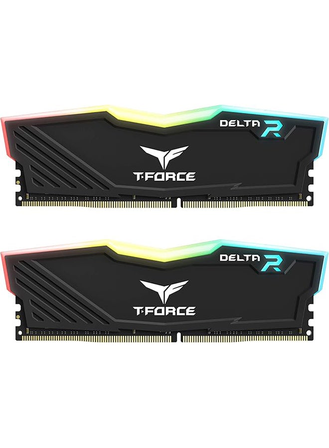 16GB (2X8GB) 3600MHz DDR4 DESKTOP RGB GAMING RAM - BLACK