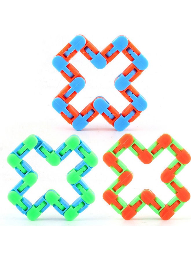 3-Piece Creatively Decompress Rail Car Chain