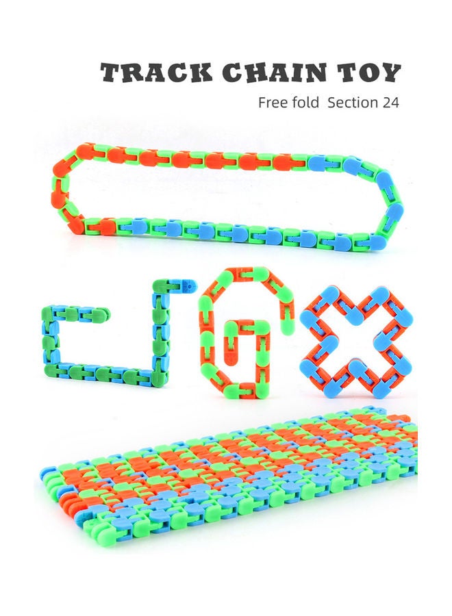 3-Piece Creatively Decompress Rail Car Chain