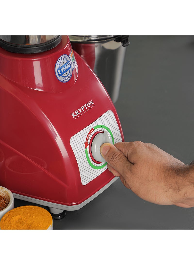 2-In-1 Powerful Mixer Grinder 1.5 L 550 W KNB5311N White/Red/Silver