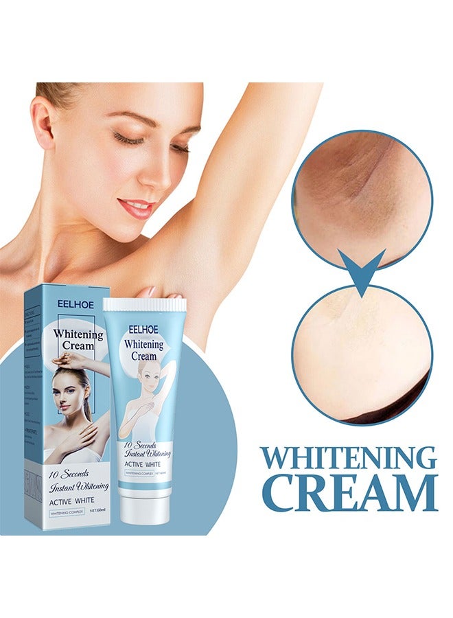 Whitening Cream,Can Moisturizes For Armpit, Underarm ，Neck, Knees，Remove Melanin From The Skin And Create Smoother Skin，Suitable For All Skin 60ml