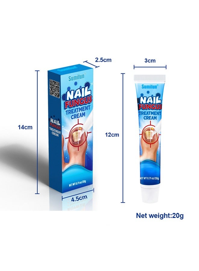 Nail Fungus Treatment Cream, Bad Nail Care Ointment, Nail Fungus Treatment, Nail Growth and Repair, Nail Treatment Repair Cream  20g