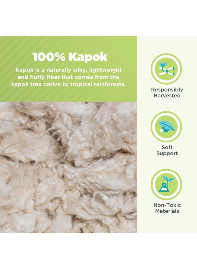 12  X 20  Euro Pillow Organic Cotton Kapok Fill 12  By 20  Euro Natural