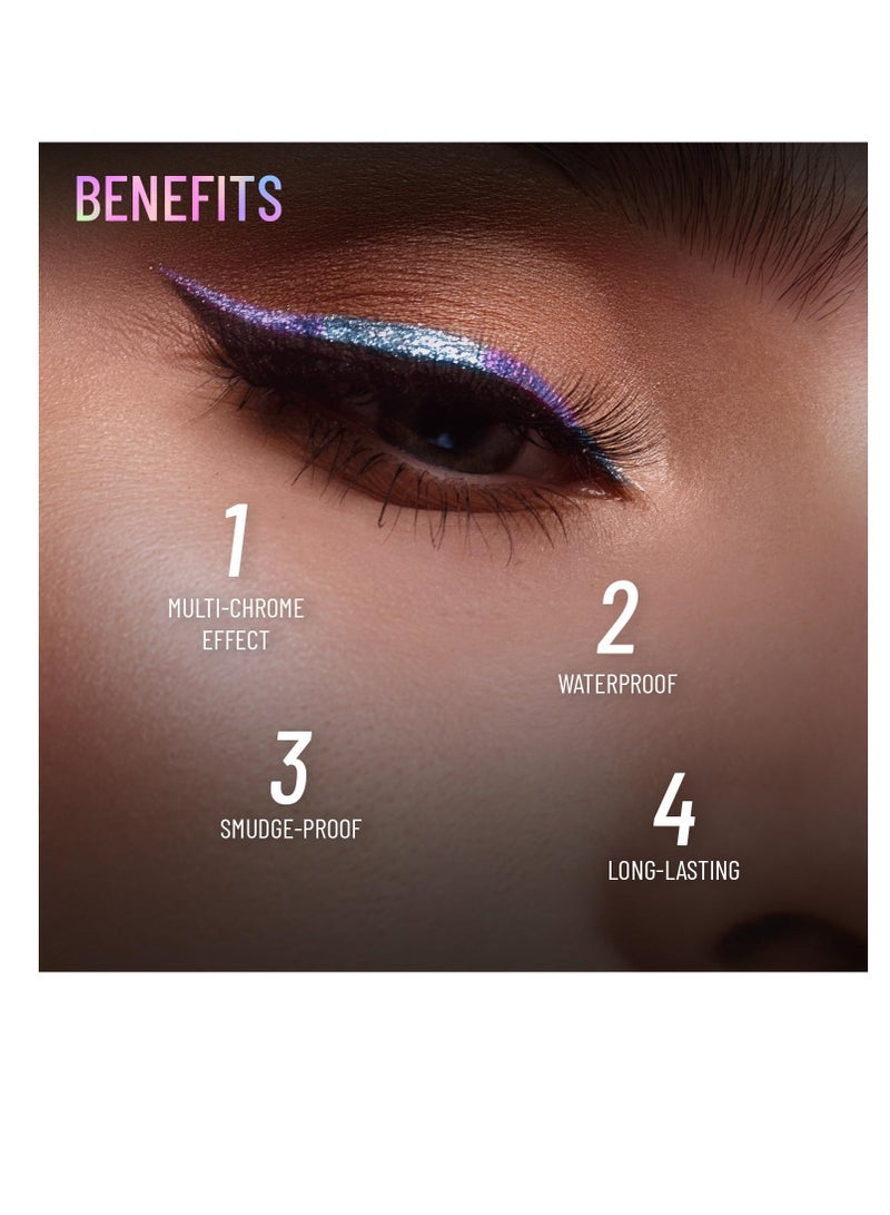 Swiss Beauty Holographic Shimmery Eyeliner  Waterproof Smudge proof Long lasting eyeliner with easy application  Shade  Coloured Earth  0.2g